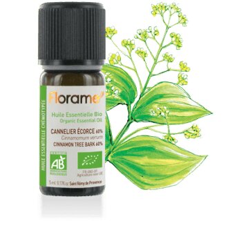 Huile Essentielle Bio CANNELIER(ECORCE) 5ml   FLORAME