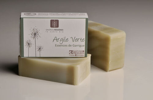 SAVON REGAGNAS  Argile verte garrigue 100 gr