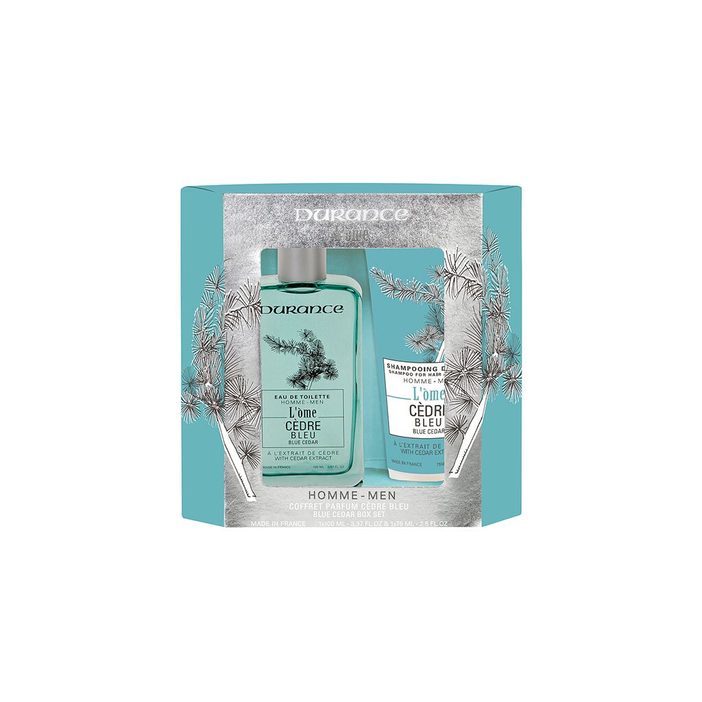 DURANCE COFFRET PARFUM CEDRE BLEU 100ML