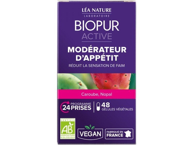 MODERATEUR D'APPETIT  BOITE 48 GELLULES   BIOPUR