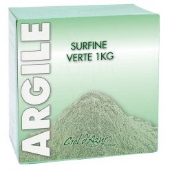 ARGILE VERTE 300GR         CIEL D'AZUR