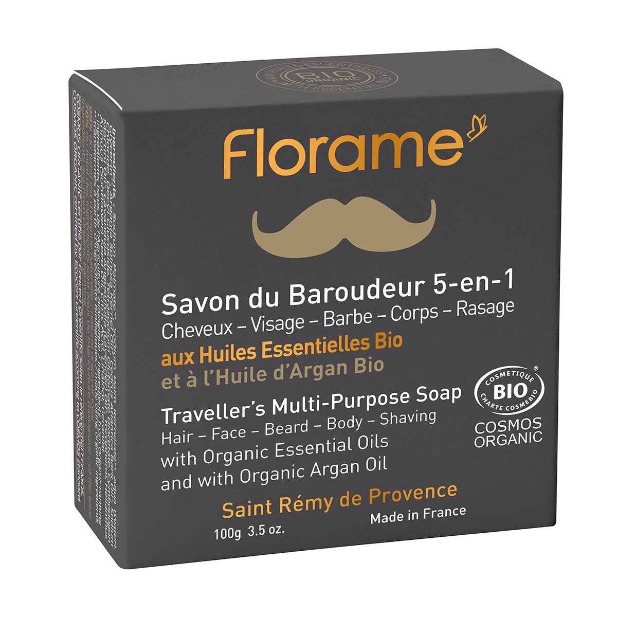 Savon du Baroudeur 5 en 1   100 GR       FLORAME
