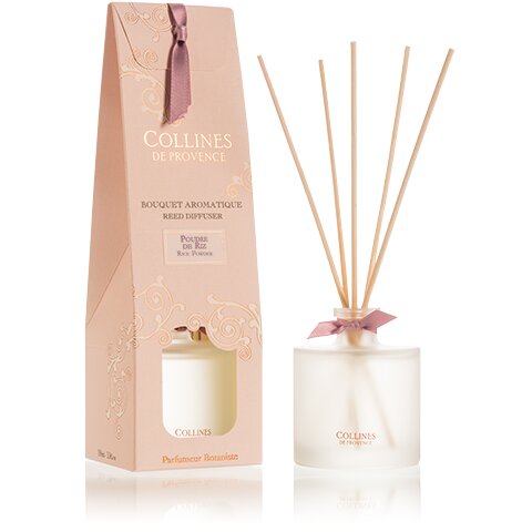 BOUQUET AROMATIQUE POUDRE DE RIZ 100 ML COLLINES DE PROVENCE