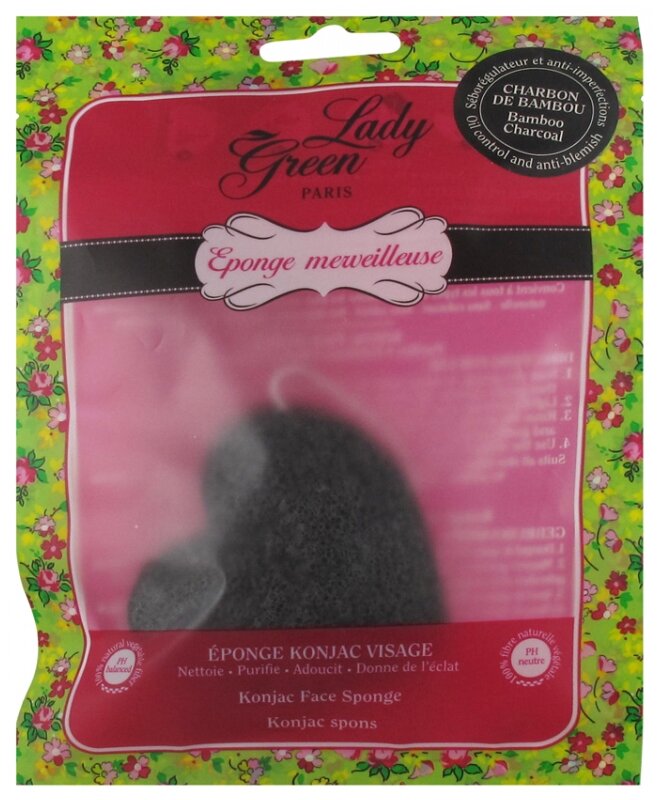 EPONGE KONJAC ARGILE VERTE    LADY GREEN
