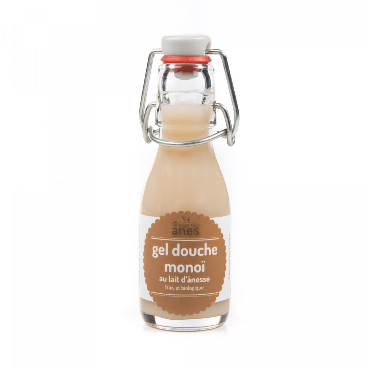 GEL DOUCHE MONOI AU LAIT ÂNESSE 100 ML  AUX PAYS DES ÂNES