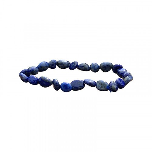 COLLIER GRAINS LAPIS LAZULI