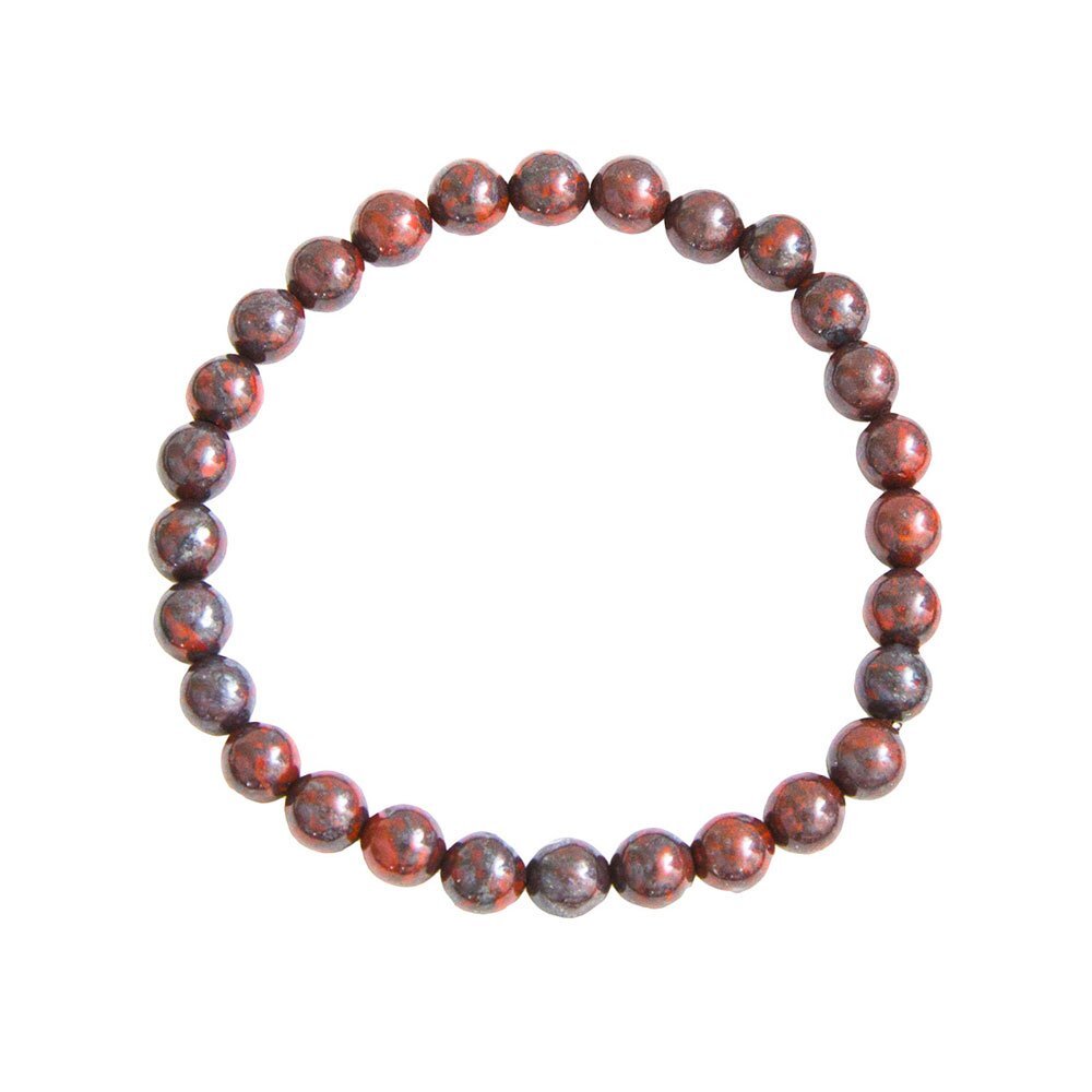 BRACELET 8MM JASPE BRECHIQUE
