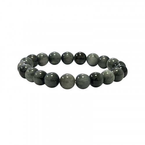 BRACELET 8MM TOURMALINE ŒIL DE CHAT