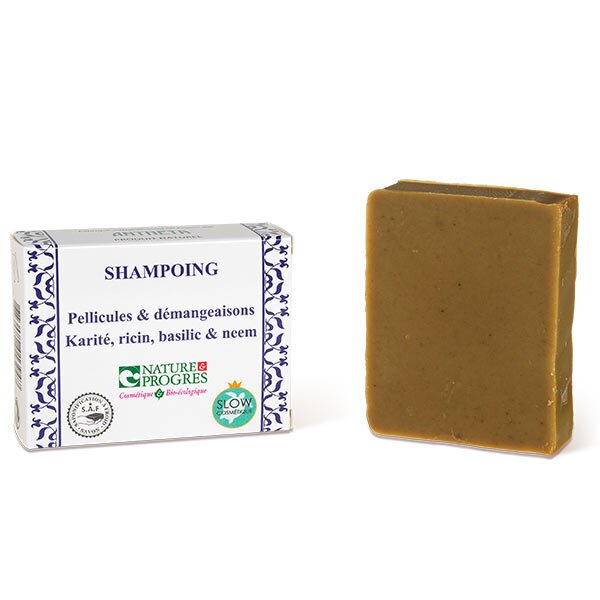 SHAMPOING VÉGÉTAL BASILIC ET NEEM SANS H.E. ANTHEYA