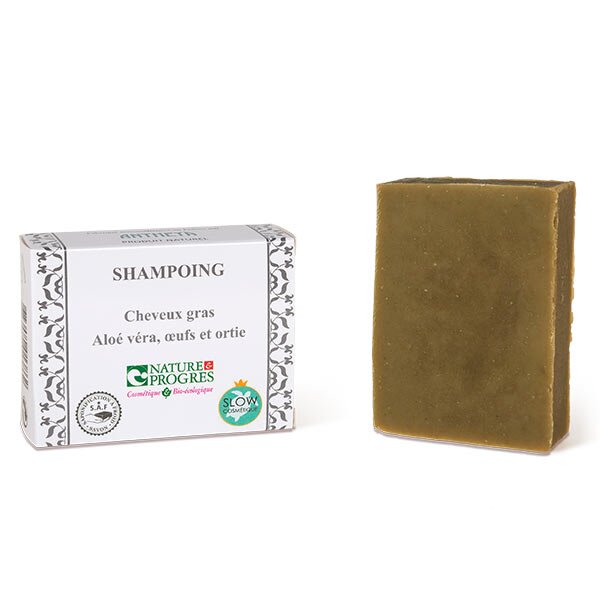SHAMPOING SOLIDE AU LAIT CHÈVRE  CHEVEUX GRAS   ANTHEYA