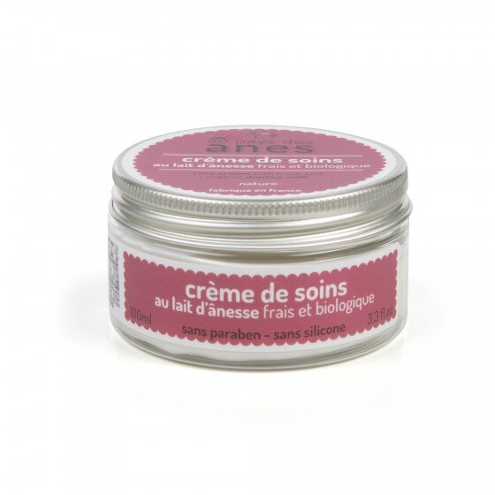 CRÈME DE SOINS AU LAIT d'ânesse BIO 100ML AU PAYS DES ÂNES