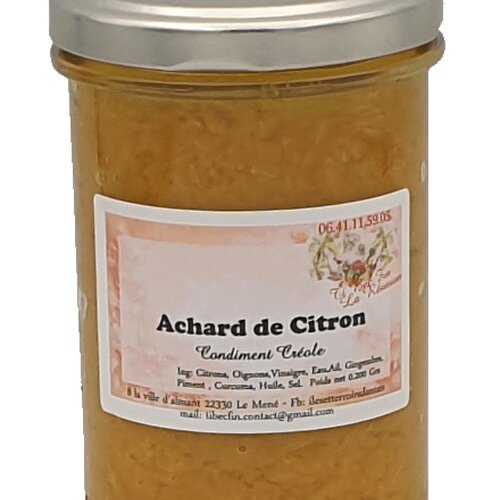 Achards de citron