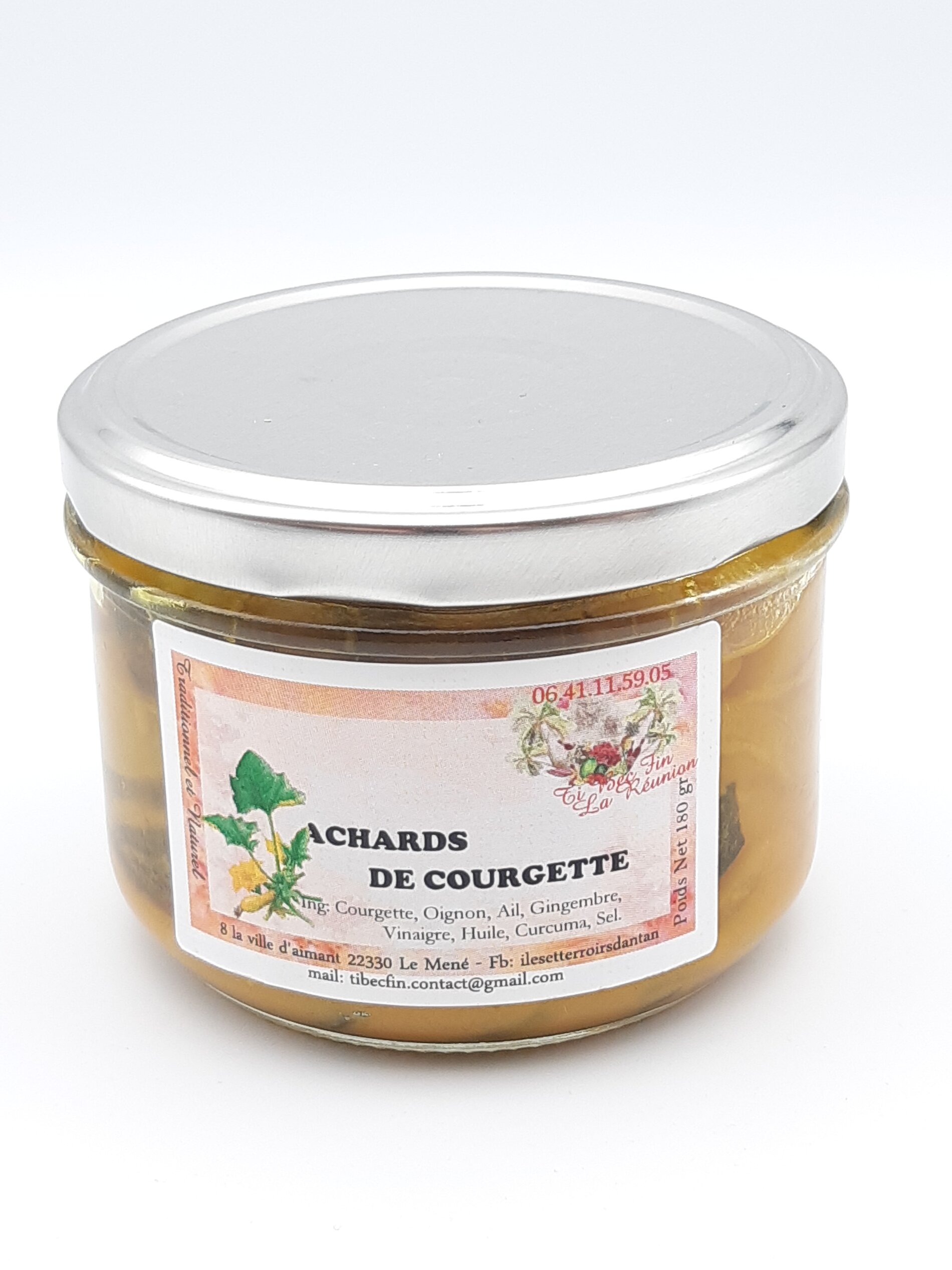 Achards de courgette