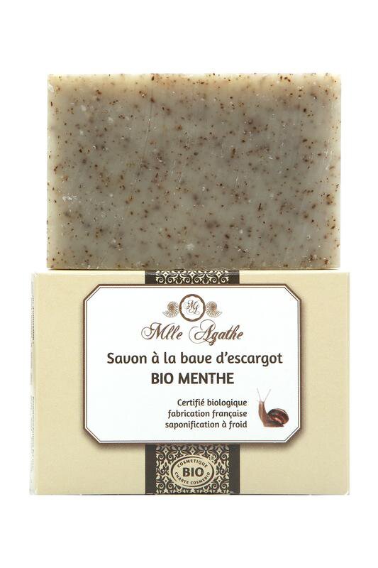 Savon menthe 100 gr Mlle Agathe