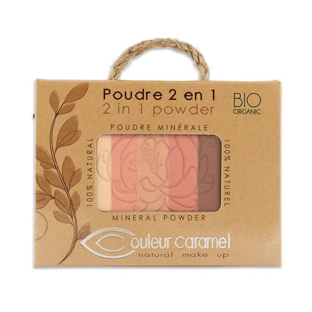 Poudre 2 en 1                  Couleur Caramel