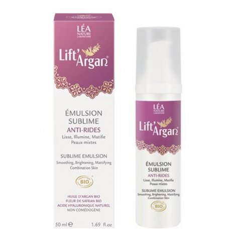 LIFT'ARGAN  Sublime Emulsion anti rides peaux mixtes 50ml